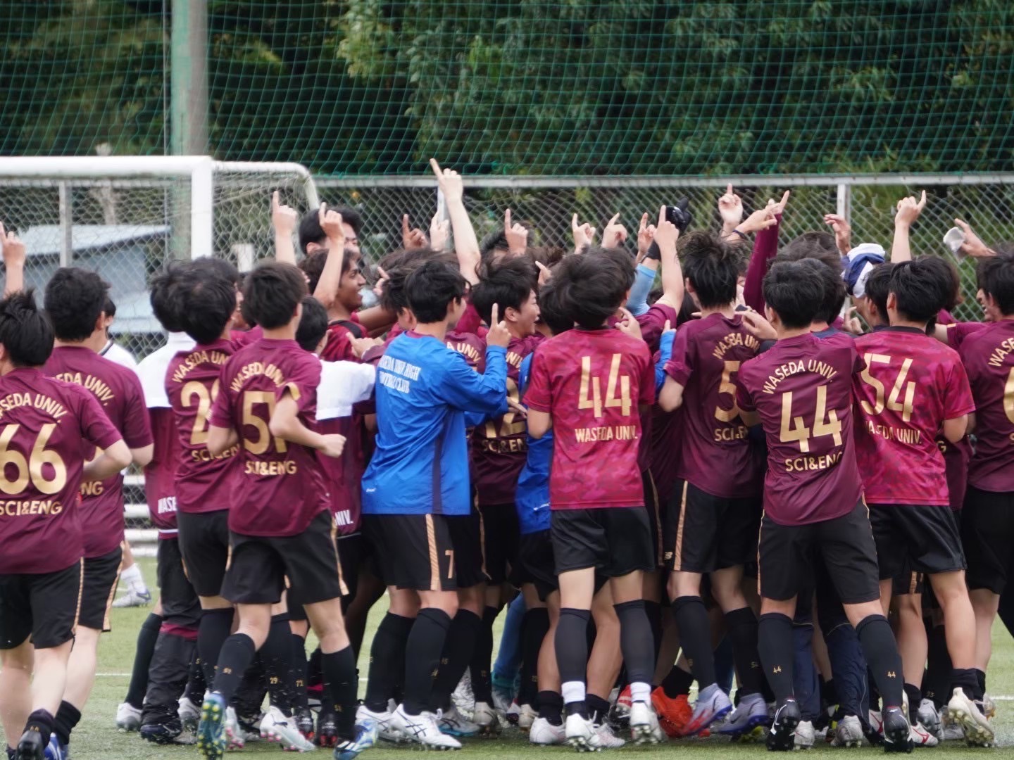 早稲田大学理工サッカー部 写真3